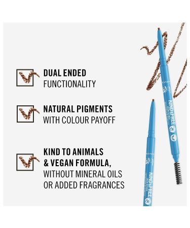 Rimmel Kind & Free Brow Definer 002 Taupe - Pack of 1 - Buy Online on GoSupps.com