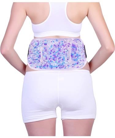 FOMI Care Premium Hot Cold Gel Bead Ice Pack - Pain Relief for Lower Back, Shoulder, Knee, Bicep, Stomach - Coccyx, Sciatica, Tailbone - Flexible, Reusable Heating Pad - 15 x 5 - Buy Online on GoSupps.com