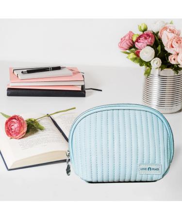OWTING Period Bag: Sanitary Napkin & Tampon Organizer for Girls & Ladies - Portable Makeup Pouch (Blue) - Buy Online on GoSupps.com