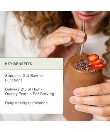 Amy Myers MD Paleo Protein Powder - Double Chocolate 20 Servings - Collagen-Based Gut Function Support - Gluten-Free & Non-Dairy Protein Supplement Double Chocolate 1.38 Pound (Pack of 1) - Buy Online on GoSupps.com