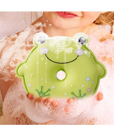 Shower Ball for Kids | Scrubber Ball for Shower Bath - Cute Appearance Scrubber Cleaning Tool for Bathroom Home Dormitory Travel and Hotel Green - Buy Online on GoSupps.com