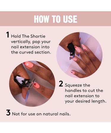 Mylee Shortie Nail Extension Clipper - Professional Tool for Precise & Durable Acrylic Nails Prep - Buy Online on GoSupps.com