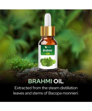 Brahmi Oil - 100% Pure Natural & Undiluted - Premium Herbal Oil for Hair & Skin | International Shipping - Buy Online on GoSupps.com
