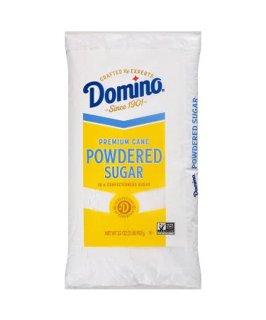 Domino Premium Cane Powdered Sugar - 2 LB Bag, Pack of 2 - Buy Online on GoSupps.com