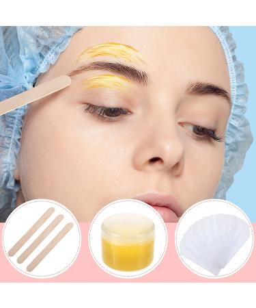 Wax Strips Hair Removal Pads for Women Men, 200 Pieces Eyebrows Facial Body Lip Epilating Waxing Strips 0.4x2.4 Inches White - Buy Online on GoSupps.com