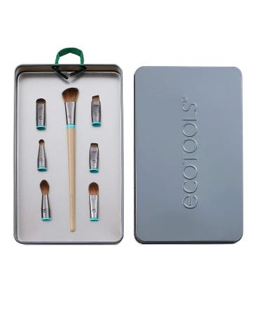 EcoTools Interchangeable Eye Kit Makeup Brush Set with Case - 7 Brushes Included - Buy Online on GoSupps.com