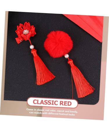 PLAFOPE 3 Pairs Tassel Hair Ball Hair Clip Tassel Hairpin Chinese Hair Accessories Traditional Chinese Hairpin Hair Styling Accessories Long Tassel Hair Barrettes Hair Clips - Buy Online on GoSupps.com