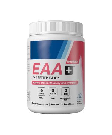 Modern's EAA+ | Essential Amino Acid Powder Watermelon | Post Workout Muscle Recovery & Hydration Drink | 8g EAAs, 6g BCAAs, Sugar Free, for Men & Women | 30 Servings Watermelon 12.9 Ounce (Pack of 1)