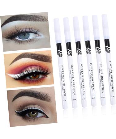 Healeved 84 Pcs Eyeliner Pencil White Marker Pen Liquid Makeup Cosmetic Pencil White Liner Stick Wooden Pole - Buy Online on GoSupps.com