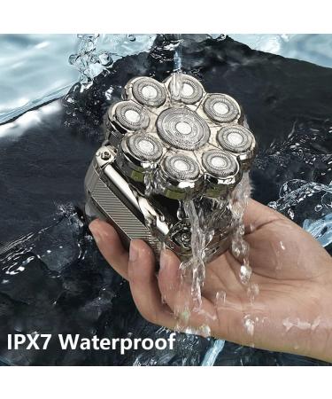 5 in 1 Electric Head Shaver for Men | Waterproof Cordless Razor | Rechargeable 9D Grooming Kit for Bald Men - Buy Online on GoSupps.com