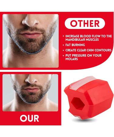 Wohlstand 3 Pieces Jawline Exerciser Jaw Exerciser Set Trainer for Face Mouth Jaw Training for Men Jaw Exerciser Comes with 3 Adjustable Neck Straps - Buy Online on GoSupps.com