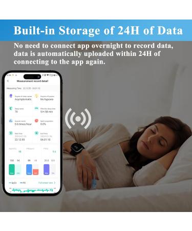 Rechargeable Wrist Pulse Oximeter with Free APP | SpO2 & PR Monitor | Overnight & Continuous Recording | Sleep Report Included - Buy Online on GoSupps.com
