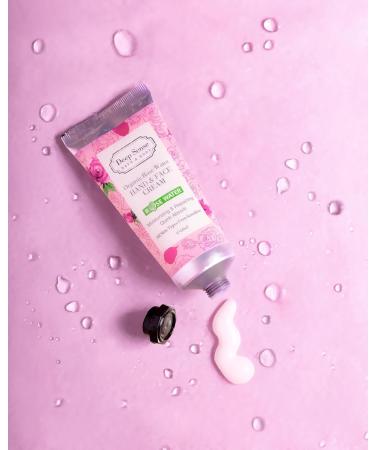 Deep Sense Organic Rose Water Hand & Face Moisturizer | Travel-Friendly Hand Cream with French Rose & Damask Oil | All Skin Types - Buy Online on GoSupps.com