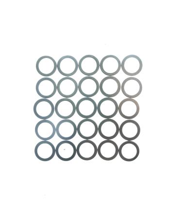 Juscycling Middle Chainring Spacer 0.5 0.8 2 5 mm, 25pcs/Bag 0.5mm