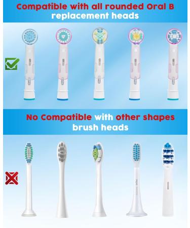 Shop Toothbrush Covers for Oral-B | Travel Toothbrush Case - 8 Pack Colorful Protectors for Electric Toothbrush Heads - Buy Online on GoSupps.com