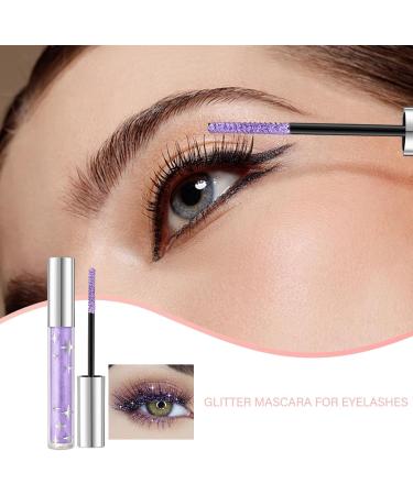 Glitter Mascara - Lengthening & Volumizing Colored Mascara | Thick Shiny Makeup | Lightweight & Easy to Use for Women and Girls - Buy Online on GoSupps.com