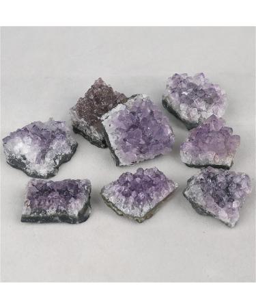 Natural Crystal Rough Natural Crystal Rough 18pcs/Set Natural Amethyst Cluster Stones Crystals Quartz Cluster Raw Minerals Home Decor Home Decoration 1box - Buy Online on GoSupps.com