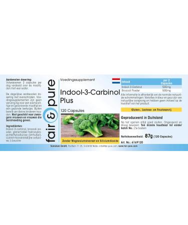 SoMatEm Fair & Pure Indol3Carbinol Plus vegan 120 capsules hoge dosering - Buy Online on GoSupps.com