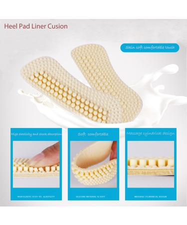 Heel Cushion Inserts - 4D Heel Pads Too Big Shoes Cushion (3pairs) - High Heel Inserts - Beige - Buy Online on GoSupps.com