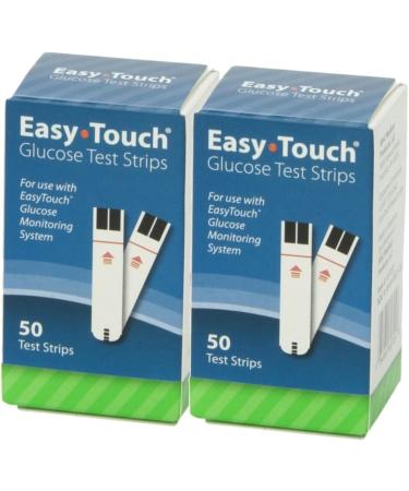 Easy Touch Diabetes Testing Kit | Glucose Meter 100 Test Strips & Lancets | Blood Sugar Monitoring Tools - Buy Online on GoSupps.com