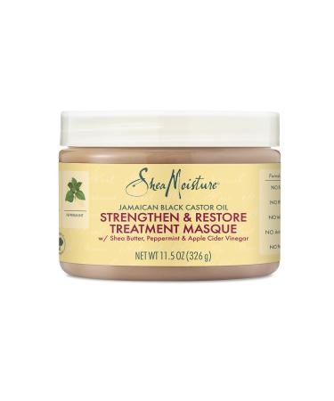 SheaMoisture Jamaican Black Castor Oil Treatment Masque Jamaican Black Castor Oil For Dry Hair Paraben Free Hair Mask 11.5 oz - Buy Online on GoSupps.com