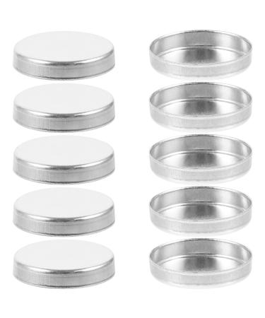 Hohopeti Plateaux Fards Paupi res Vides Aluminium 10 Pi ces 20 MM pour Palette Maquillage DIY Organisation Compacte