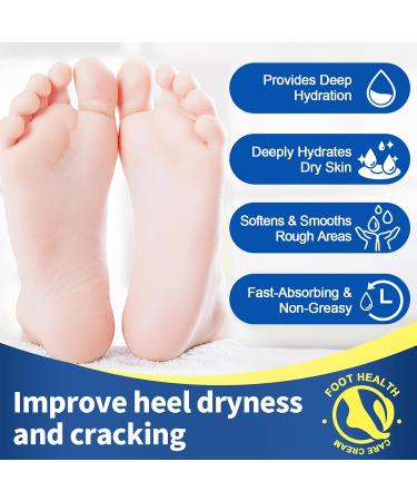 Foot Cream - 40g Non-Greasy Moisturizing Cream for Heels - For Women and Men for Rough Skin for Winter Care of Cracked Heels - Buy Online on GoSupps.com