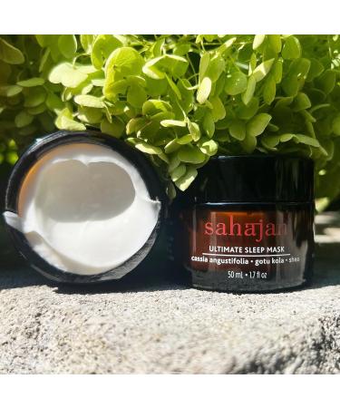 Sahajan Ultimate Sleep Mask - Ayurvedic Deep Hydration Anti-Aging Face Mask for Wrinkles Fine Lines & Redness (1.7oz) - Soothing & Firming with Cassia Angustifolia & Gotu Kola - Buy Online on GoSupps.com