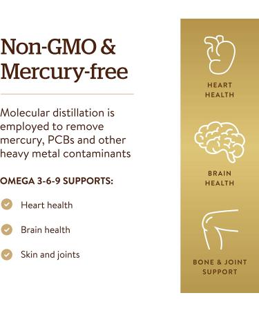 Solgar Omega 3-6-9 1300 mg â€“ 120 Softgels | High-Quality Omega Oils for Heart & Joint Support - Buy Online on GoSupps.com