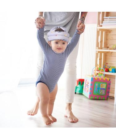 Safety Helmet for Crawling and Walking Babies - Grey Zoo Design | Ages 6-36 Months (1pc) - Buy Online on GoSupps.com