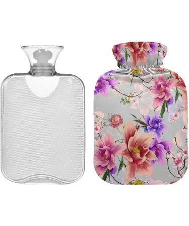 Naanle Vintage Summer Flowers Hot Water Bottle - 2L | Heat Therapy & Back Pain Relief | Ideal for Hand & Foot Warmer | International Shipping Available - Buy Online on GoSupps.com