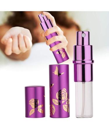 10ml Portable Empty Perfume Atomizer Bottle for Men & Women - Travel Friendly Purple Design - Buy Online on GoSupps.com