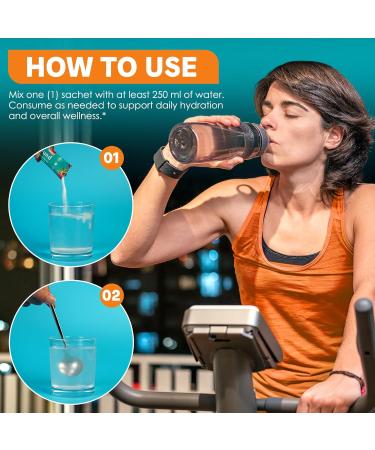 WOJBALMN 60 Sticks Sugar Free Electrolyte Powder Packets Liquid Daily IV Electrolyte Drink Mixes for Rehydration with Electrolytes Workout & Energy Recovery Rapid Hydration 0 Calorie - Buy Online on GoSupps.com