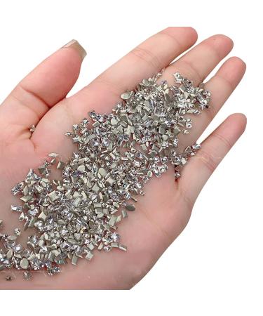 50x Nail Irregular Shaped Nails Art Shaped Nail Rhinestones Crystal Nail Gems Nails Decorations 50x Nails Art Irregular Shaped Nail Crystal Rhinestones Nails Art