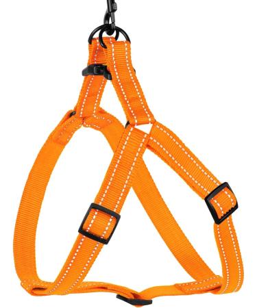 Collardirect Reflective Dog Harness - Adjustable Sizes S M L for Puppies & Dogs - Outdoor Walks - Available in Pink Black Red Purple Mint Green Orange Blue - Buy Online on GoSupps.com