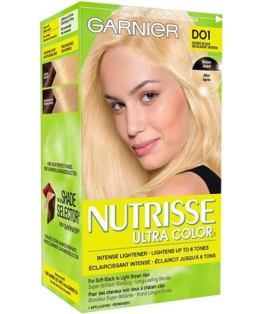 Garnier Nutrisse Ultra Color Permanent Hair Colour Intense Bleach Cream DO1 Nourished Hair Enriched With Avocado Oil 1 Application BLEACH Do1 Intense Bleach - Buy Online on GoSupps.com