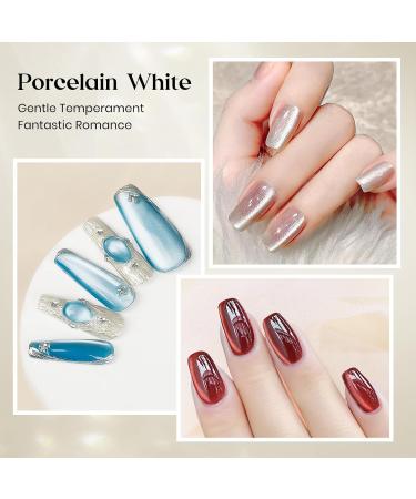 MIZHSE Holographic Glitter Cat Eye Gel Nail Polish Set 8 Colors Red Cat Eye Gel Nail Polish Kit Magnetic Nail Polish Sets with Magnet Soak Off Led Gel Nail Polish Nail Art Gel Manicure Salon DIY Gifts 308 - Buy Online on GoSupps.com