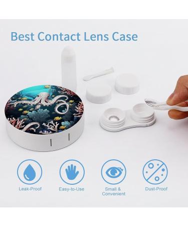 Buy Marine Life Print Contact Lens Case - Travel-Friendly Care Box for Lenses - Buy Online on GoSupps.com