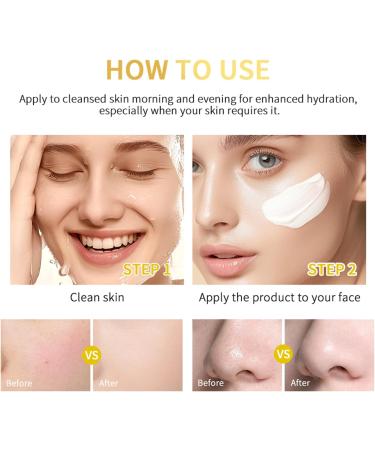 Glycine Face Moisturiser - Face Cream for Women - Lasting Moisturiser Face Women - Deep Hydration Anti Aging&wrinkle Face Cream - Bright Skincare Balanced Oil Secretion 50g - Buy Online on GoSupps.com