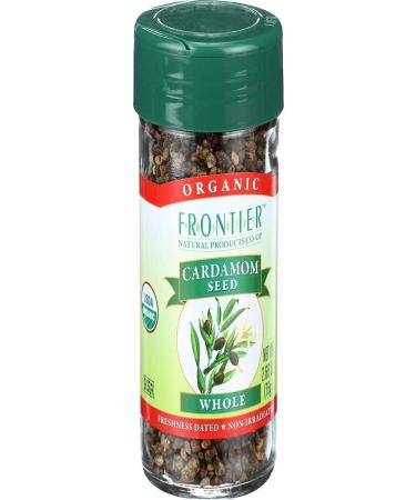 Buy Frontier Natural Products Organic Cardamom Seed Whole - 2.68 oz (76 g) | Premium Spice for Cooking - Buy Online on GoSupps.com
