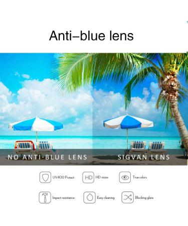 SIGVAN Progressive Multifocal Computer Glasses Blue Light Blocking Readers - 2 Mix 1.5x for Women and Men - Buy Online on GoSupps.com