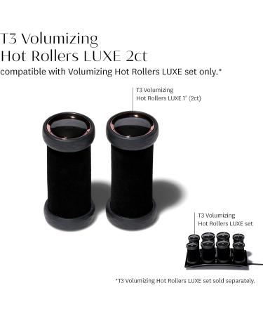 T3 Volumizing Hot Rollers LUXE (2 ct.) for Long Lasting Volume Body & Shine | Compatible with T3 Volumizing Hot Rollers LUXE Set only 25 mm - Buy Online on GoSupps.com