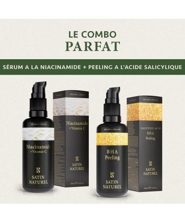 Niacinamide Organic Face Serum Enriched with Vitamin C and Magnesium 100ml For Luminous and Blemish-Free Skin Aloe Vera-Based Face Serum by Satin Naturel - Buy Online on GoSupps.com