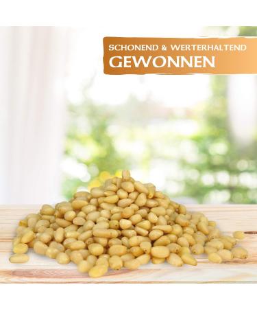 Thousand Herb Premium Organic Cedar Nuts 200g - High-Quality Pine Nuts Bio-Certified - Safe & Pure - German Company - Siberian Stone Pine - Buy Online on GoSupps.com