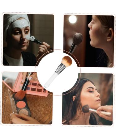 Ipetboom White Foundation Makeup Brush Foundation Brush Cosmetic Blush Artificial Fiber White Makeup Brush Tool - Buy Online on GoSupps.com