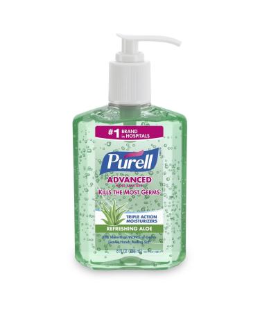 8 oz Advanced Hand Sanitizer Soothing Gel with Aloe & Vitamin E - Fresh Scent | 1Each - Buy Online on GoSupps.com