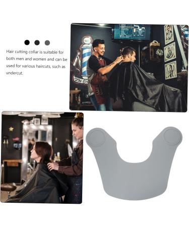 FOYTOKI Silicone Shawl Haircut Guide Hair Supplies for Hair Stylist Barber Neck Cutting Kit Women Cutting Cape Hair Cutting Collar Salon Mat Hair Cutting Guide Barber Mat - Buy Online on GoSupps.com