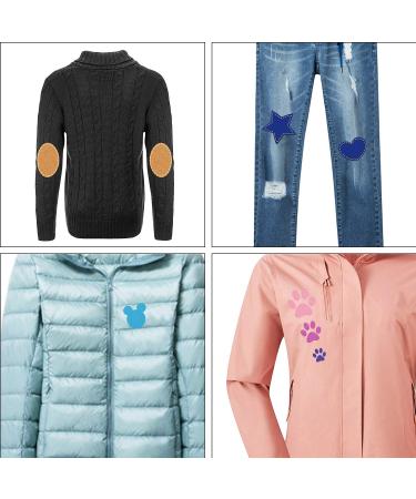 Augshy 29 Piece Colorful Iron On Patches 4.9x3.7 Inch for Clothing Repair and Jeans - Easy DIY Fix - Buy Online on GoSupps.com