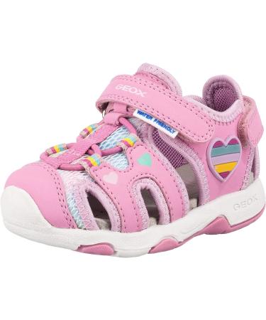Geox Baby Girl's B Sandal Multy 7.5 UK Pink Multicolour - Buy Online on GoSupps.com