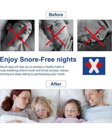Mouth Tape for Sleeping - 120 Pcs Sleep Strips for Better Nose Breathing and Instant Snoring Relief - Buy Online on GoSupps.com